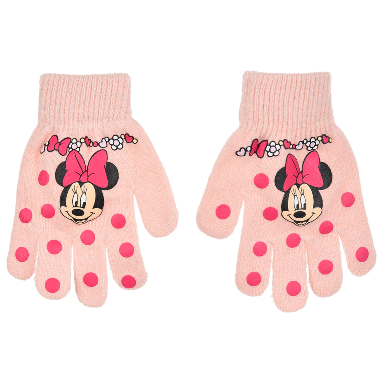 Disney Minnie Pink Dots kids gloves product photo