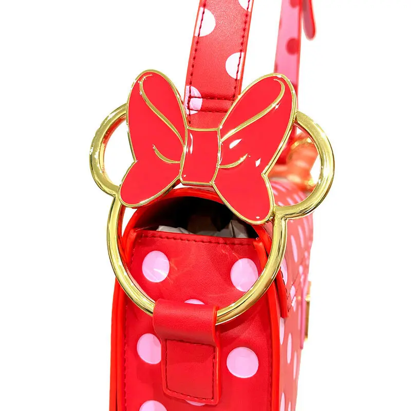 Loungefly Disney Minnie Pink Polka Dot crossbody bag product photo