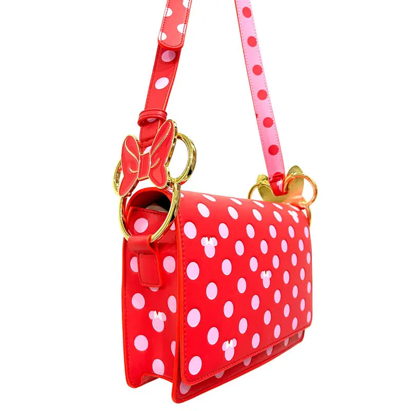 Loungefly Disney Minnie Pink Polka Dot crossbody bag product photo