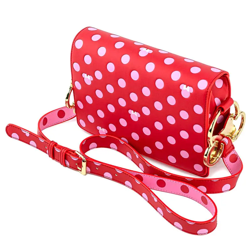 Loungefly Disney Minnie Pink Polka Dot crossbody bag product photo