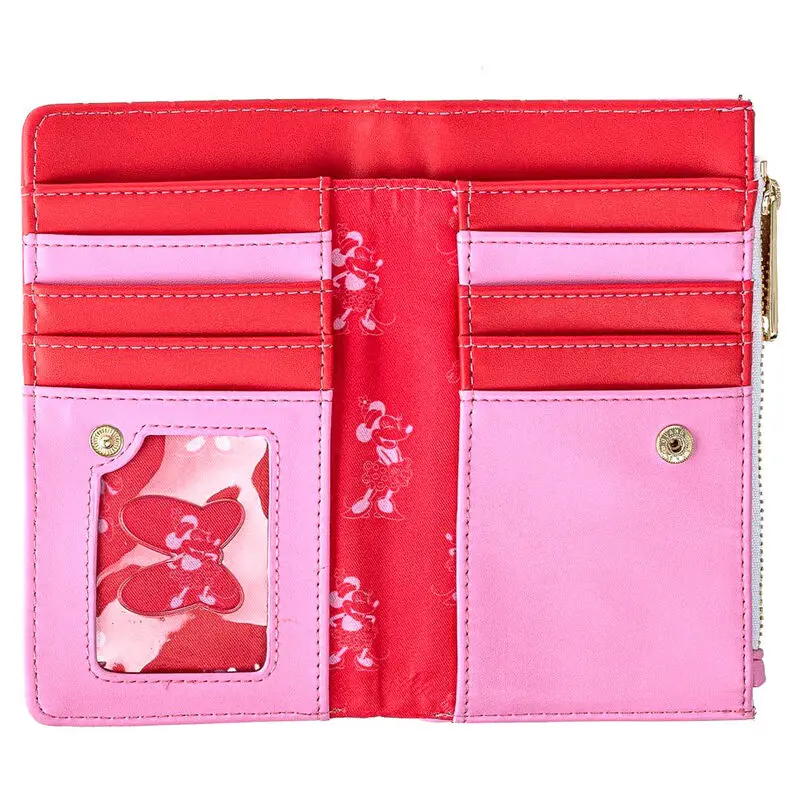 Loungefly Disney Minnie Pink Polka Dot wallet product photo