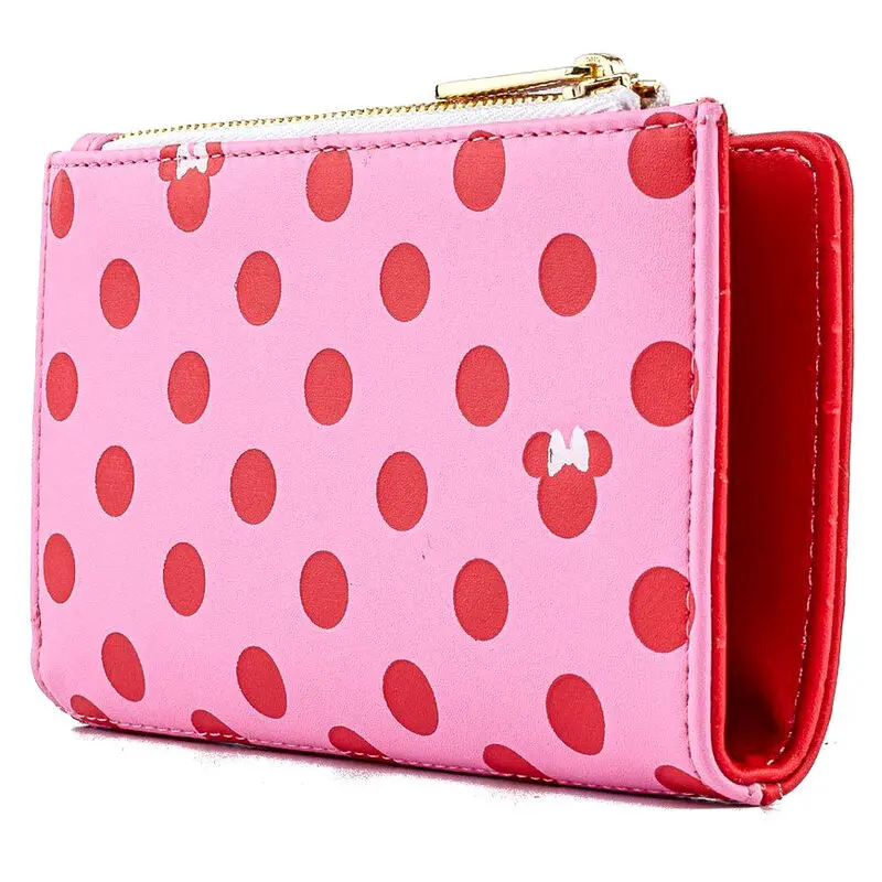 Loungefly Disney Minnie Pink Polka Dot wallet product photo