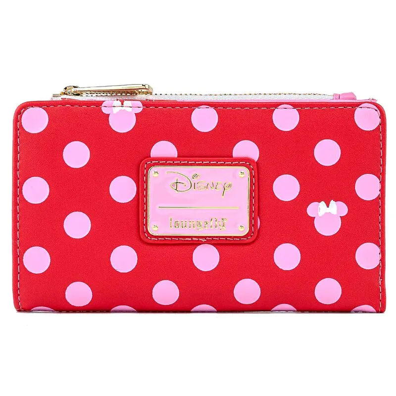 Loungefly Disney Minnie Pink Polka Dot wallet product photo