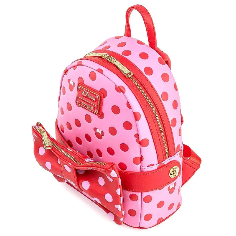 Loungefly Disney Minnie Pink Polka Dot backpack 31cm product photo