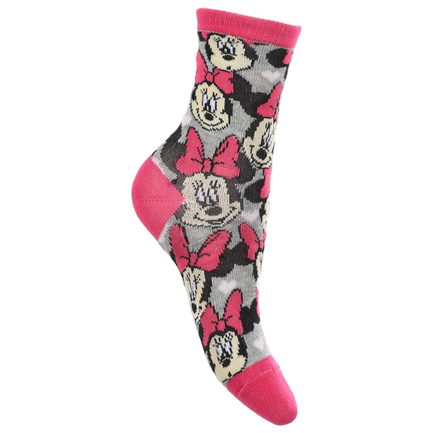 Disney Minnie Pink Style Kids Socks 31/34 product photo