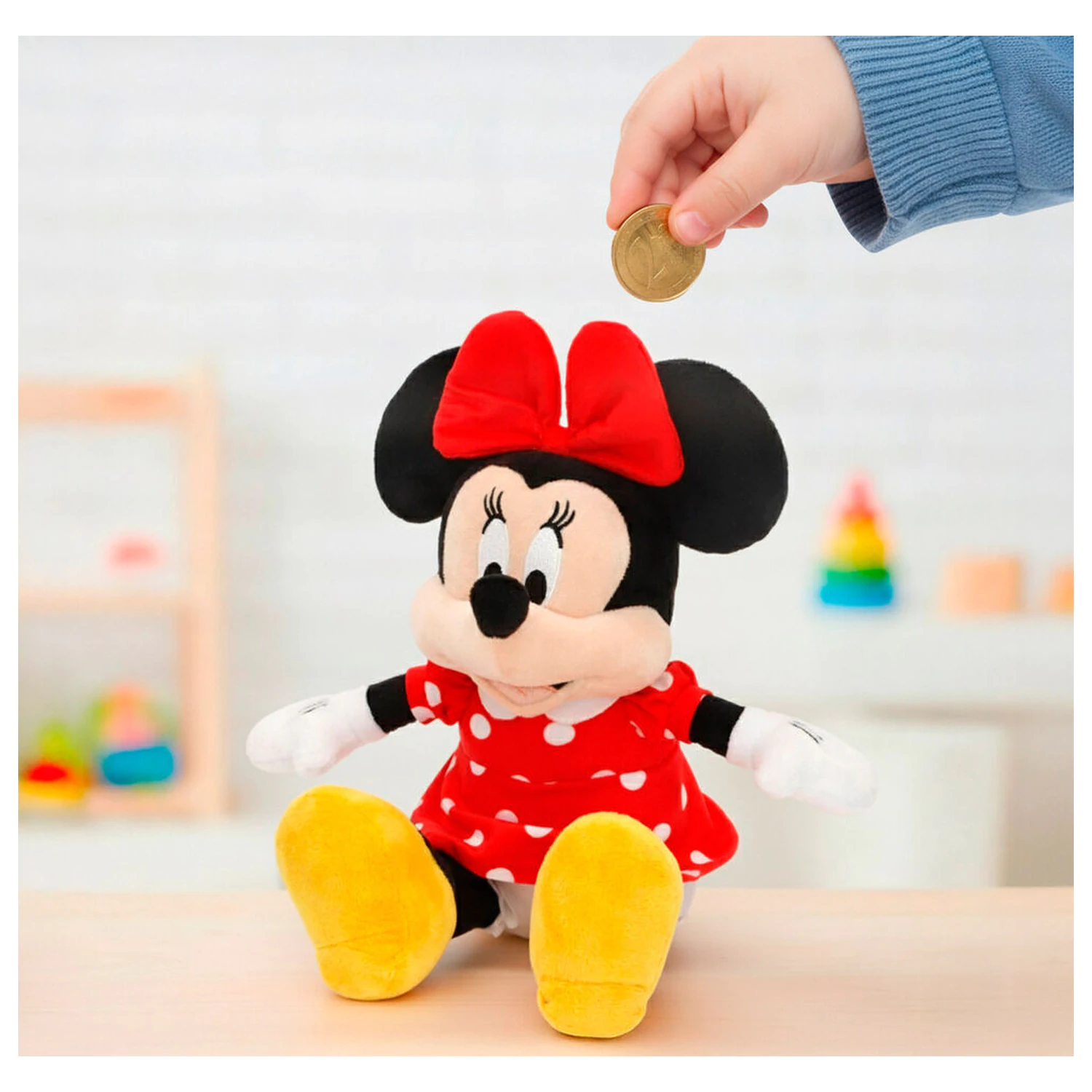 Disney Minnie money box plush toy 20cm product photo