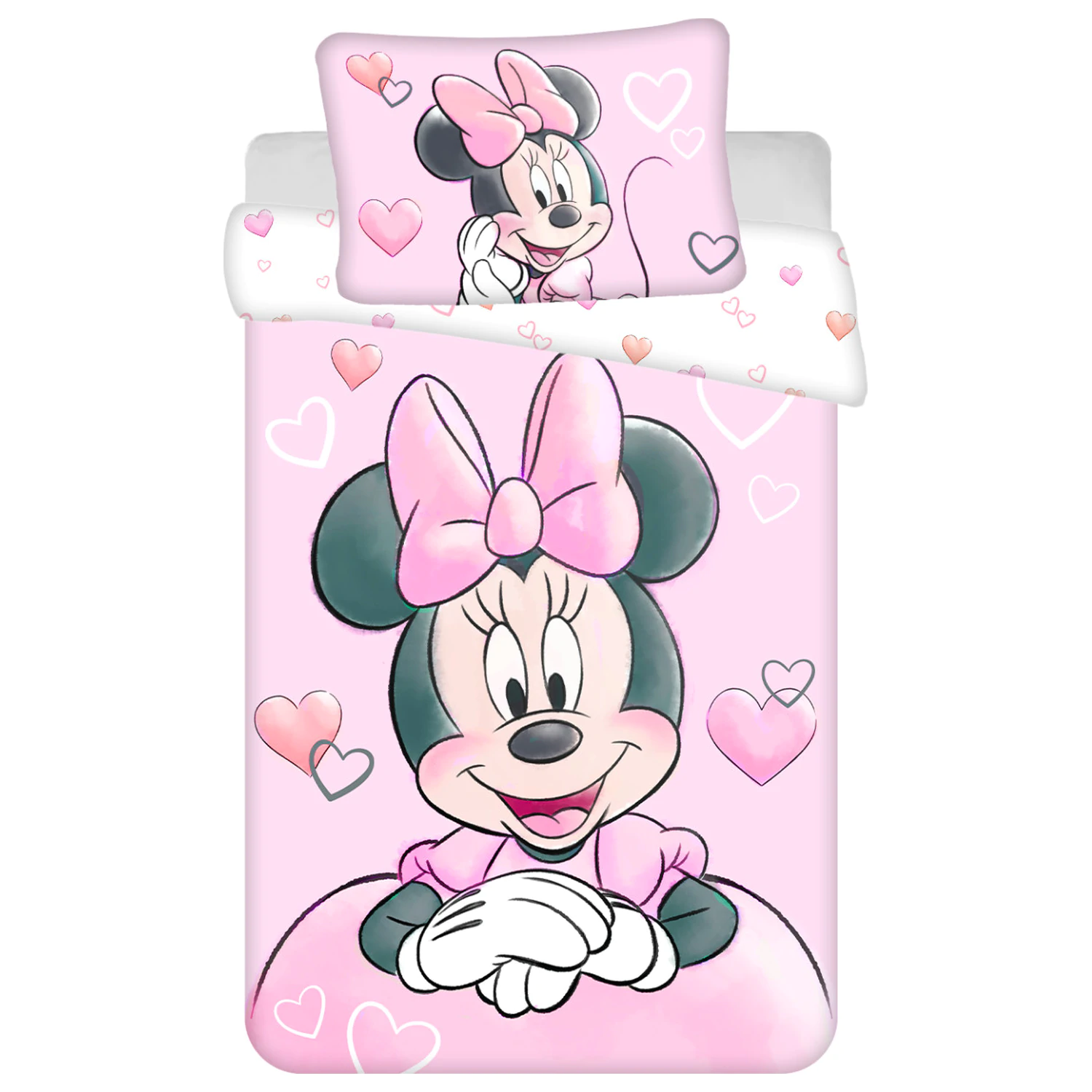 Disney Minnie Powder Pink Kids', Preschool Duvet Cover product photo