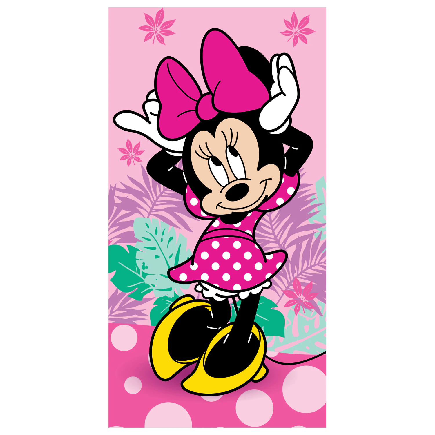 Disney Minnie Pretty in Pink Towel product photo