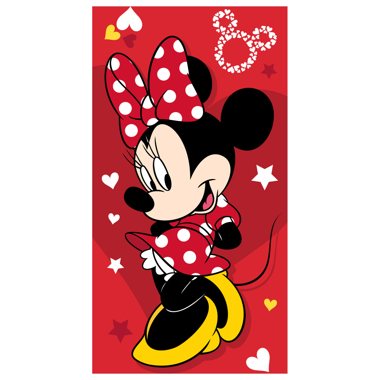 Disney Minnie Pretty in Red towel product photo