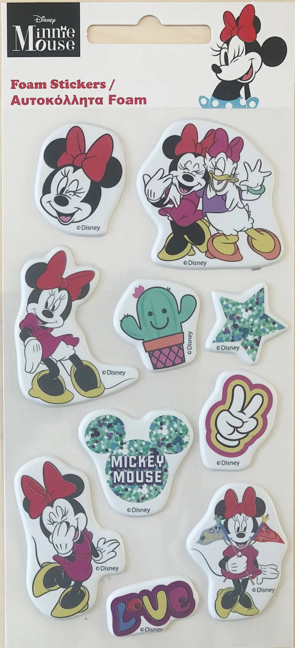 Disney Minnie Foam Sponge Sticker Set product photo