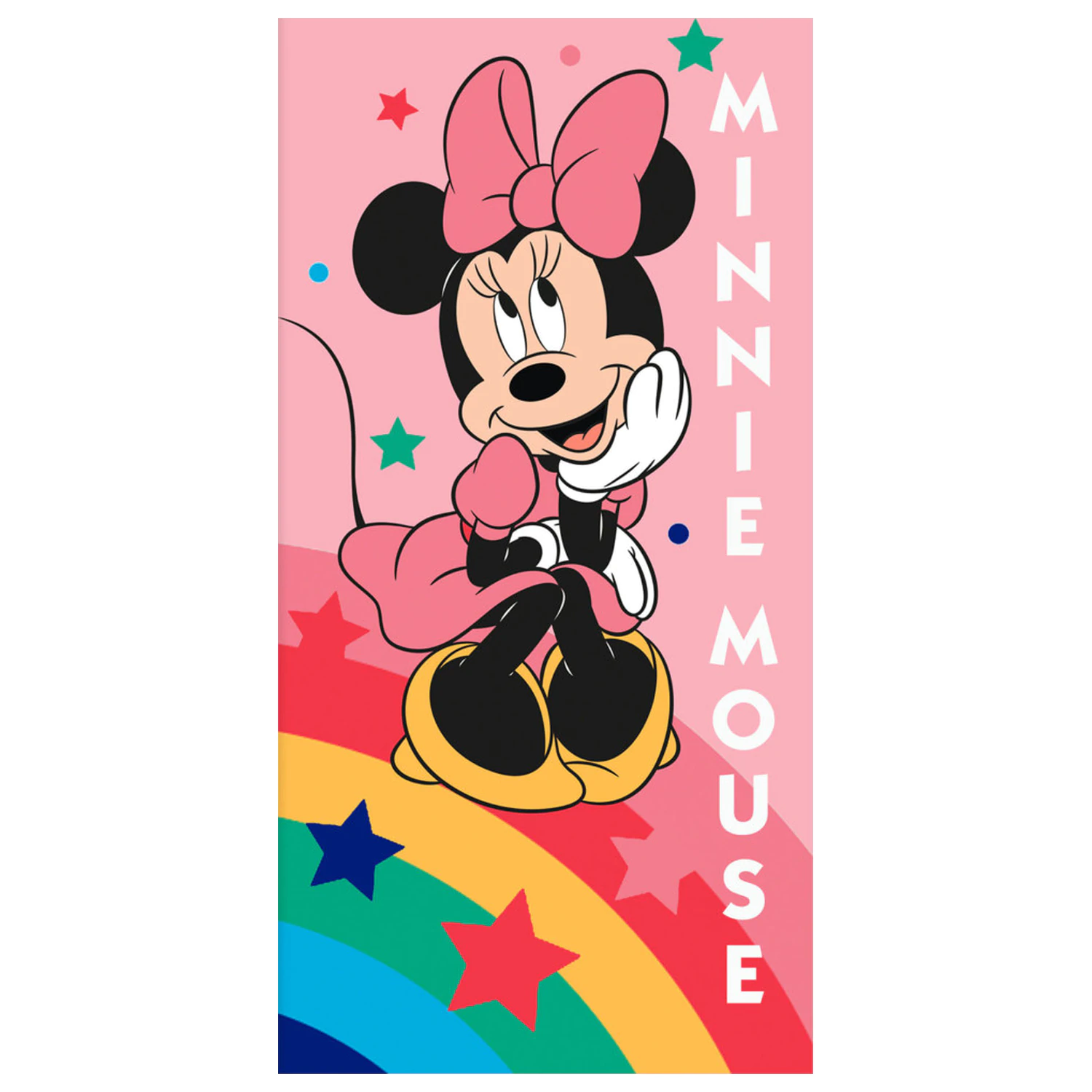 Disney Minnie Rainbow Star Towel product photo