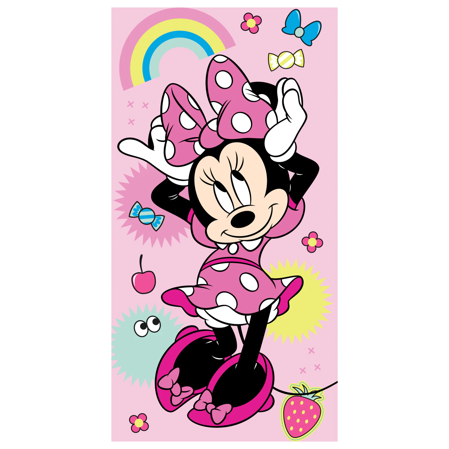 Disney Minnie Rainbow towel product photo
