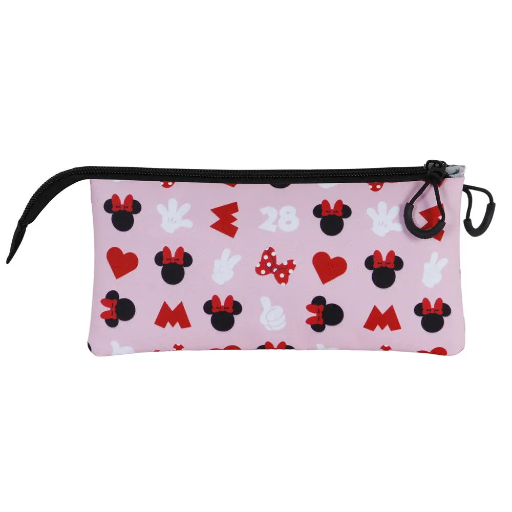 Disney Minnie Pinky triple pencil case product photo