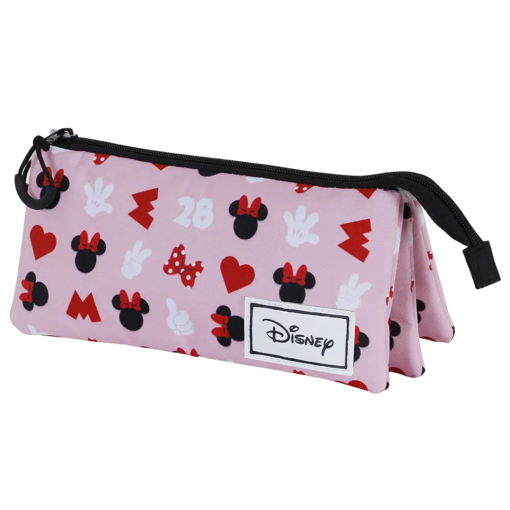 Disney Minnie Pinky triple pencil case product photo