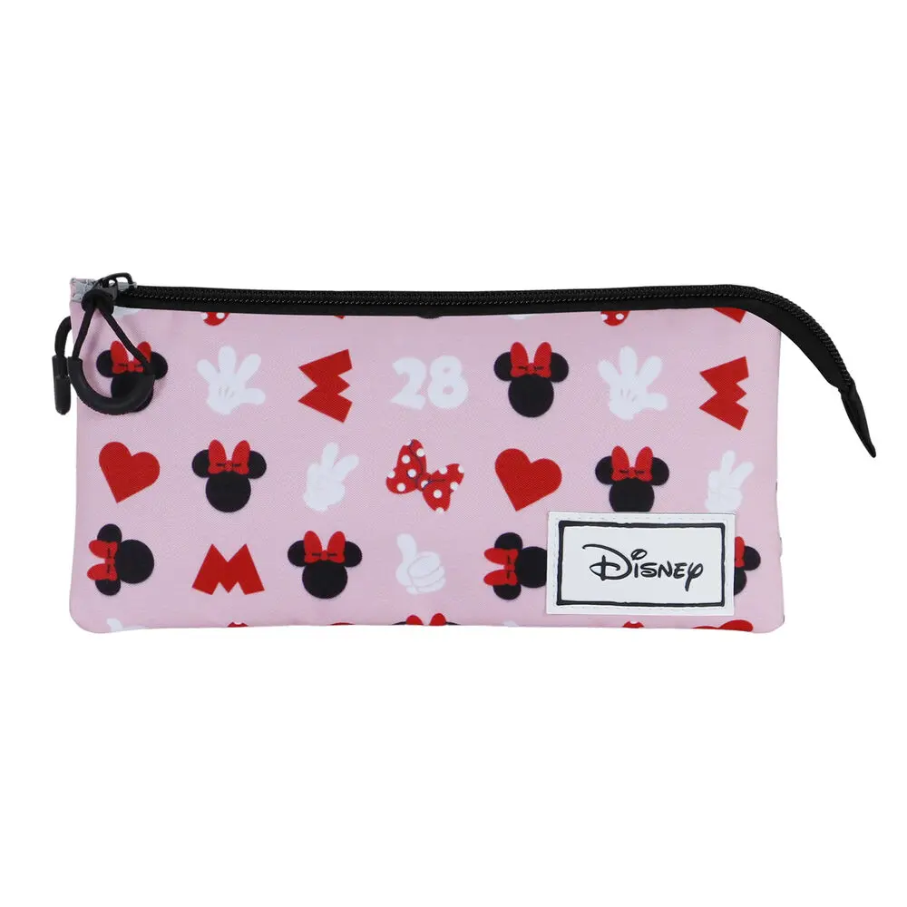 Disney Minnie Pinky triple pencil case product photo