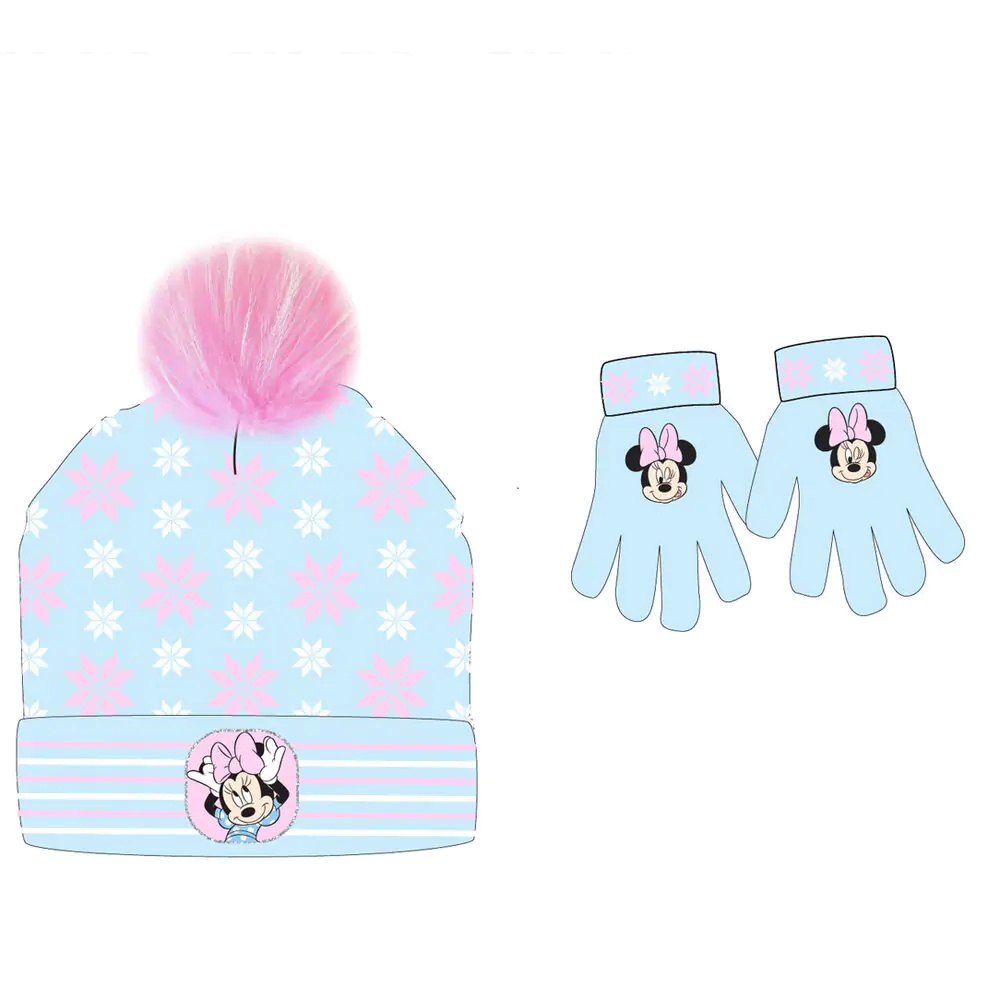 Disney Minnie hat and gloves set product photo