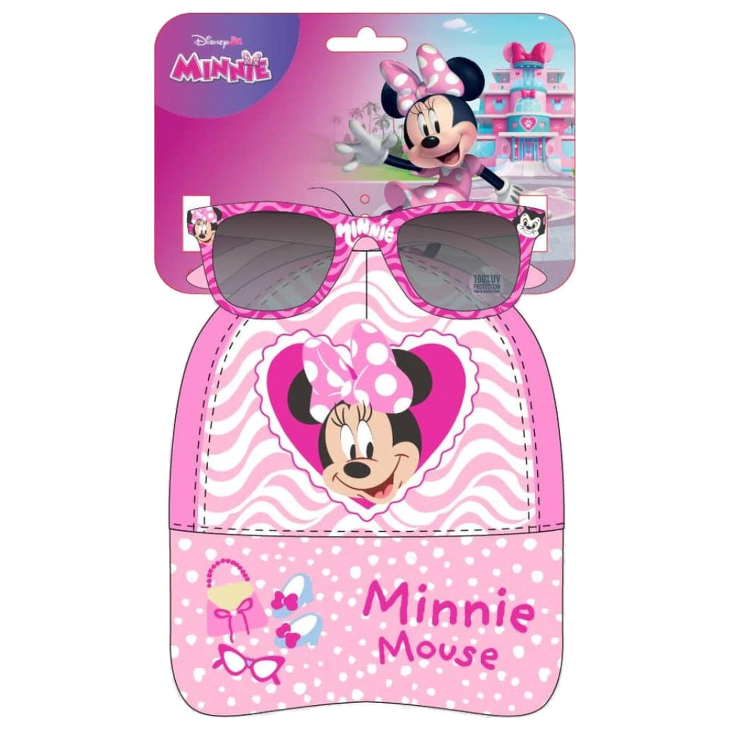 Disney Minnie cap + sunglasses product photo