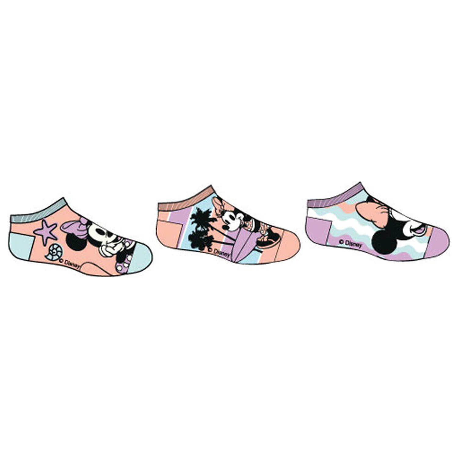 Disney Minnie Seaside kids secret socks 23/26 product photo
