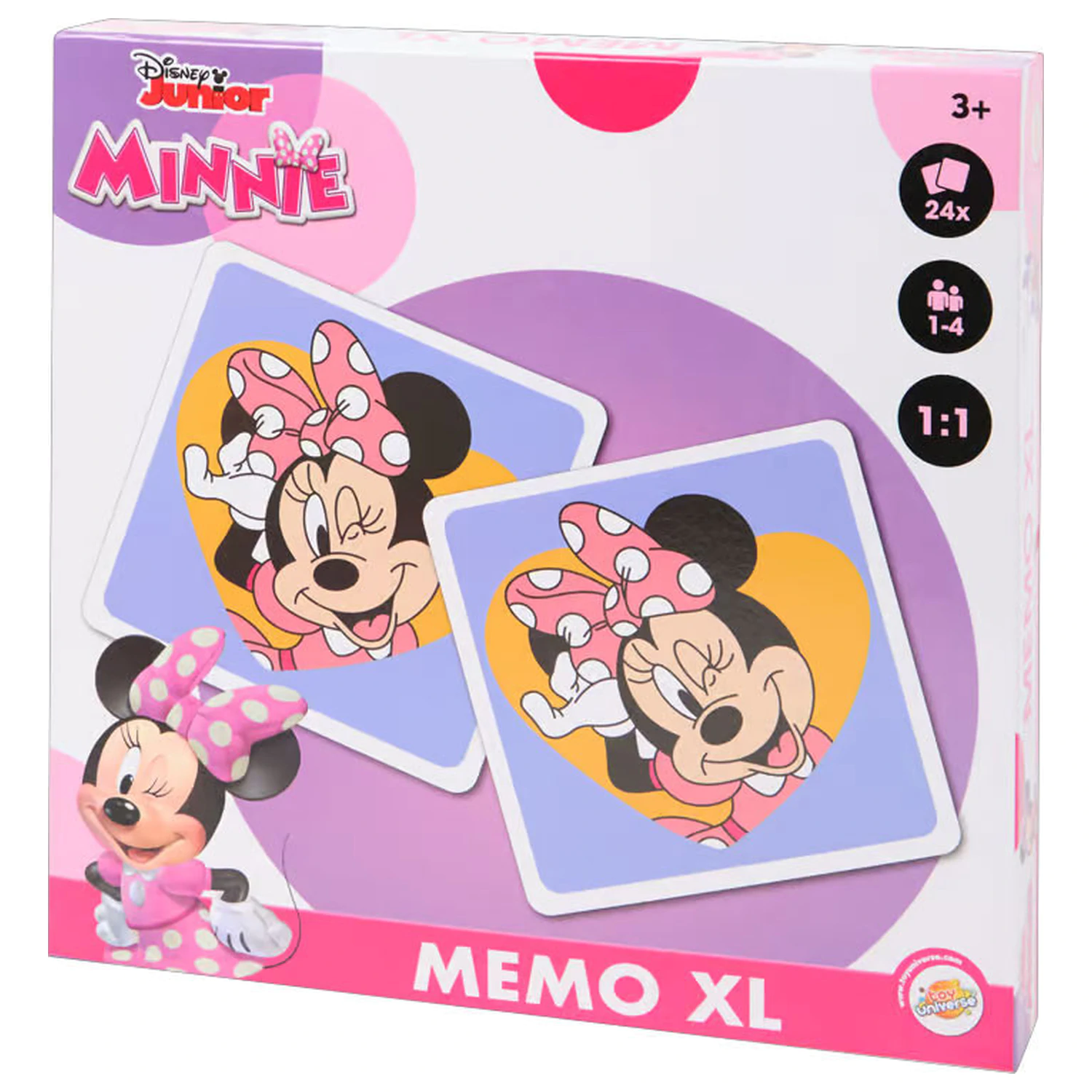 Disney Minnie Smile Memory Game XL 24 pieces product photo