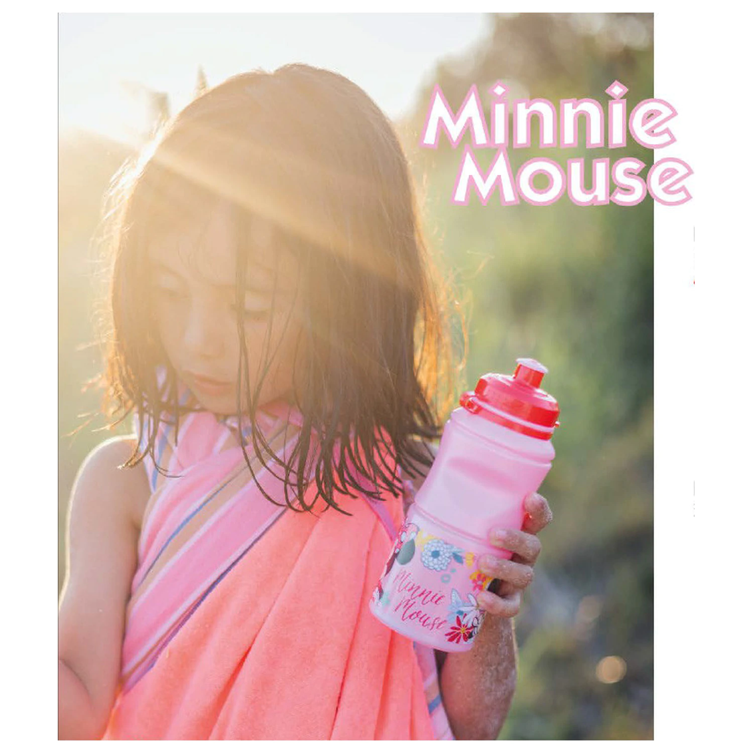 Disney Minnie Spring Hold Plastic Sports Bottle 380 ml product photo