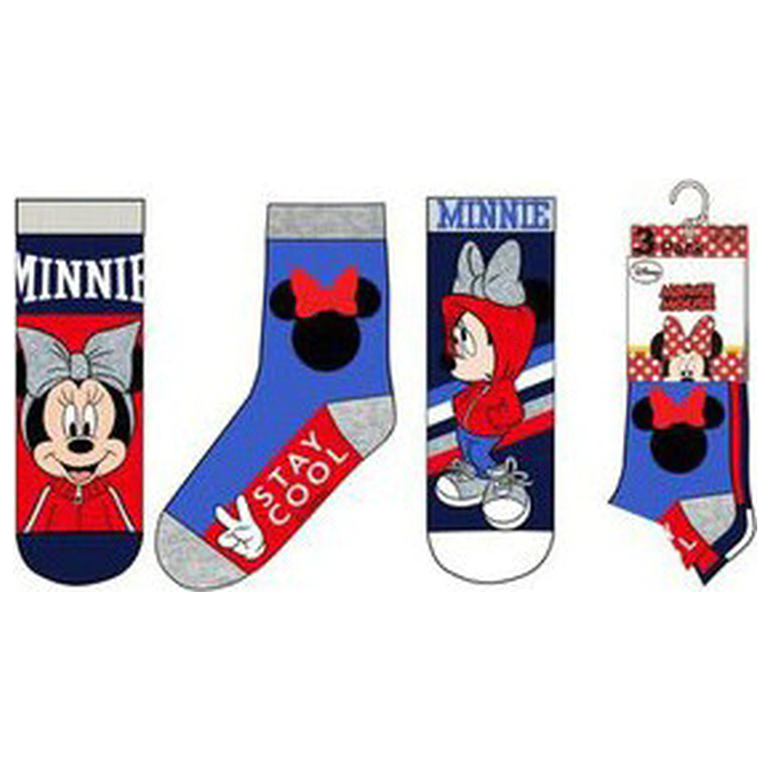 Disney Minnie Stay Cool kids socks 23/26 product photo