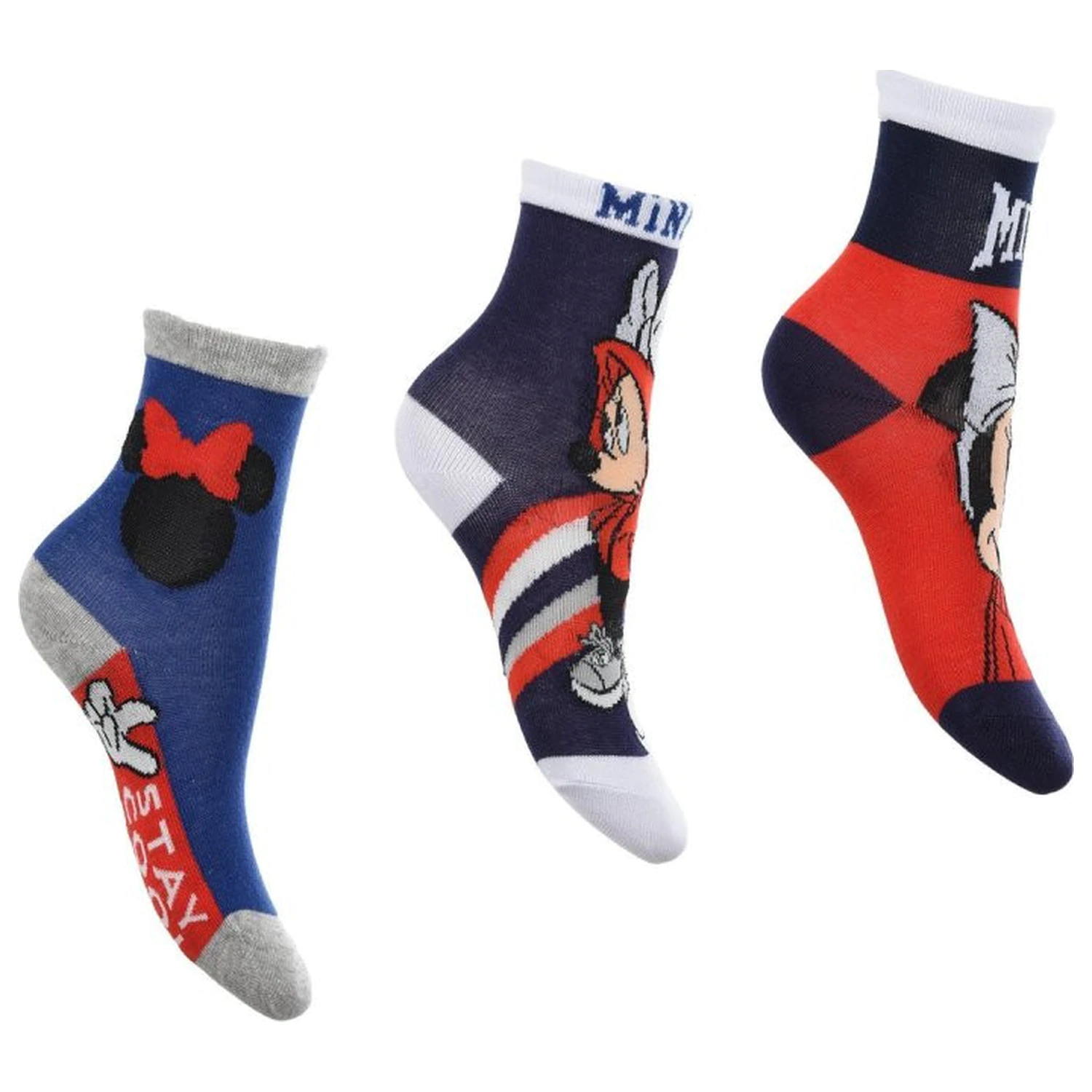 Disney Minnie Stay Cool Kids Socks 27/30 product photo