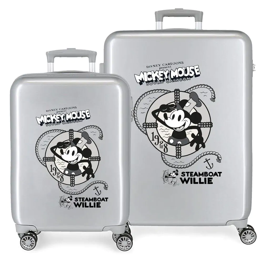 Disney Minnie Steamboad Joyful ABS pack 2 trolley suitcases product photo