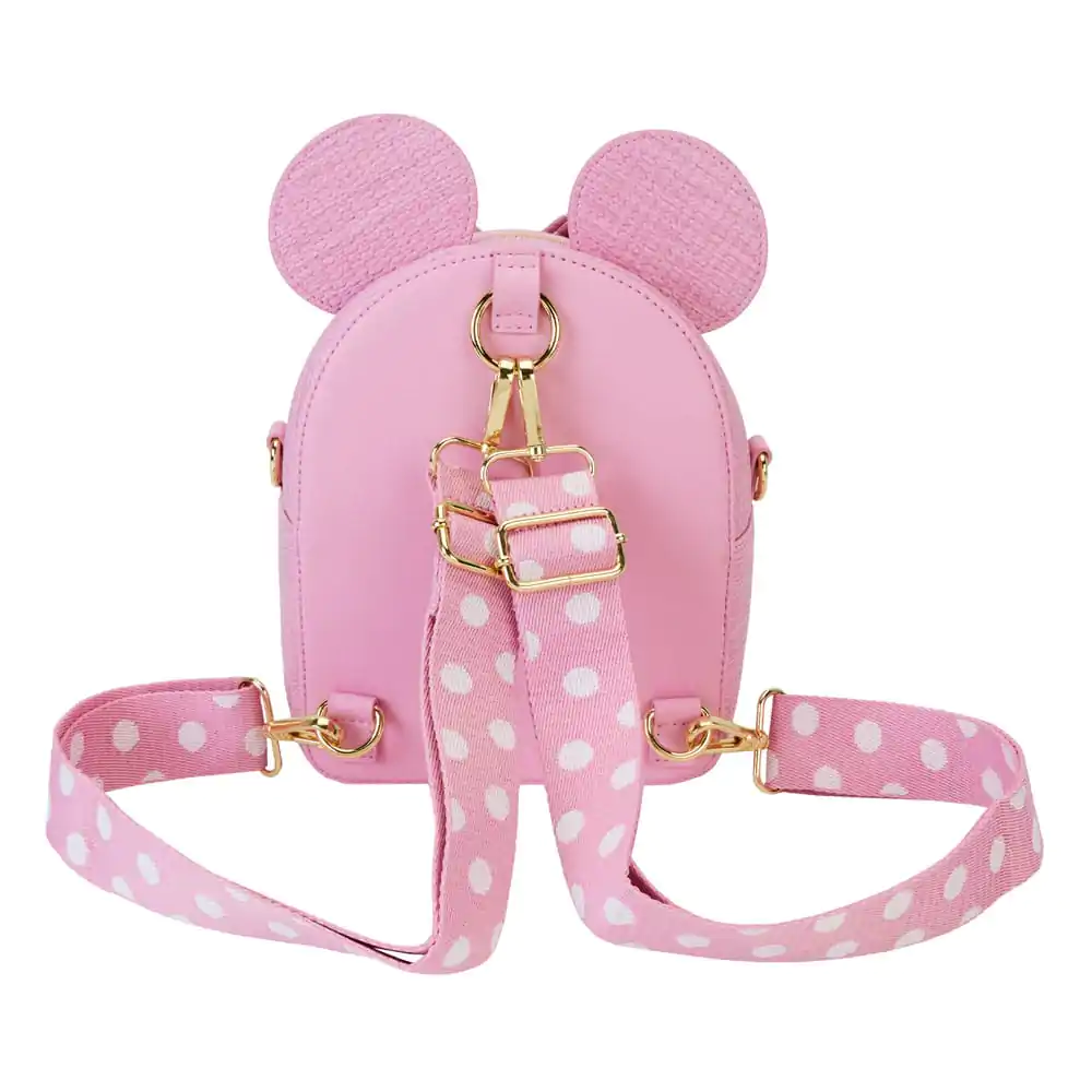 Disney by Loungefly Backpack Mini Minnie Straw Convertible product photo