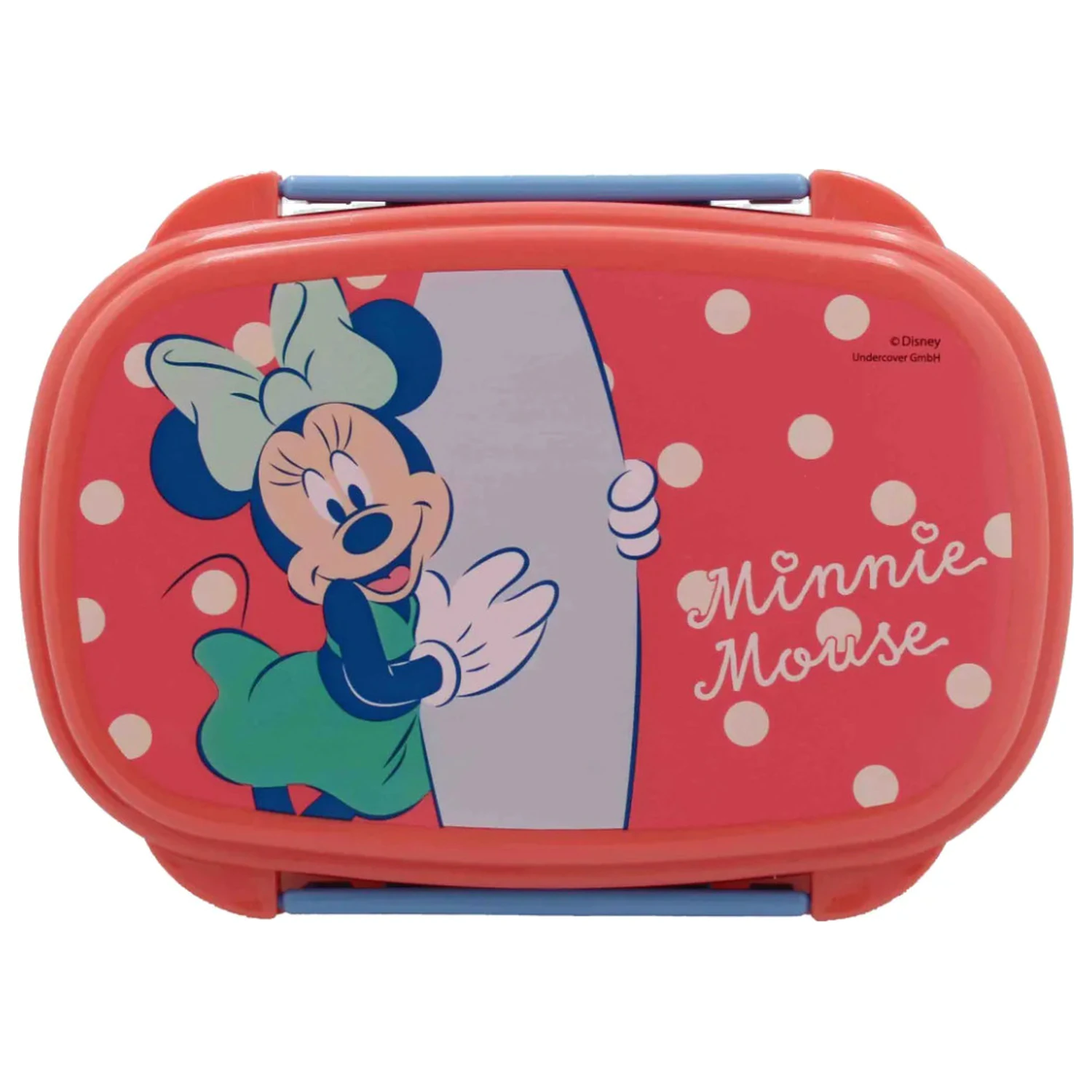 Disney Minnie Summer Sandwich Box + Cutlery Set product photo