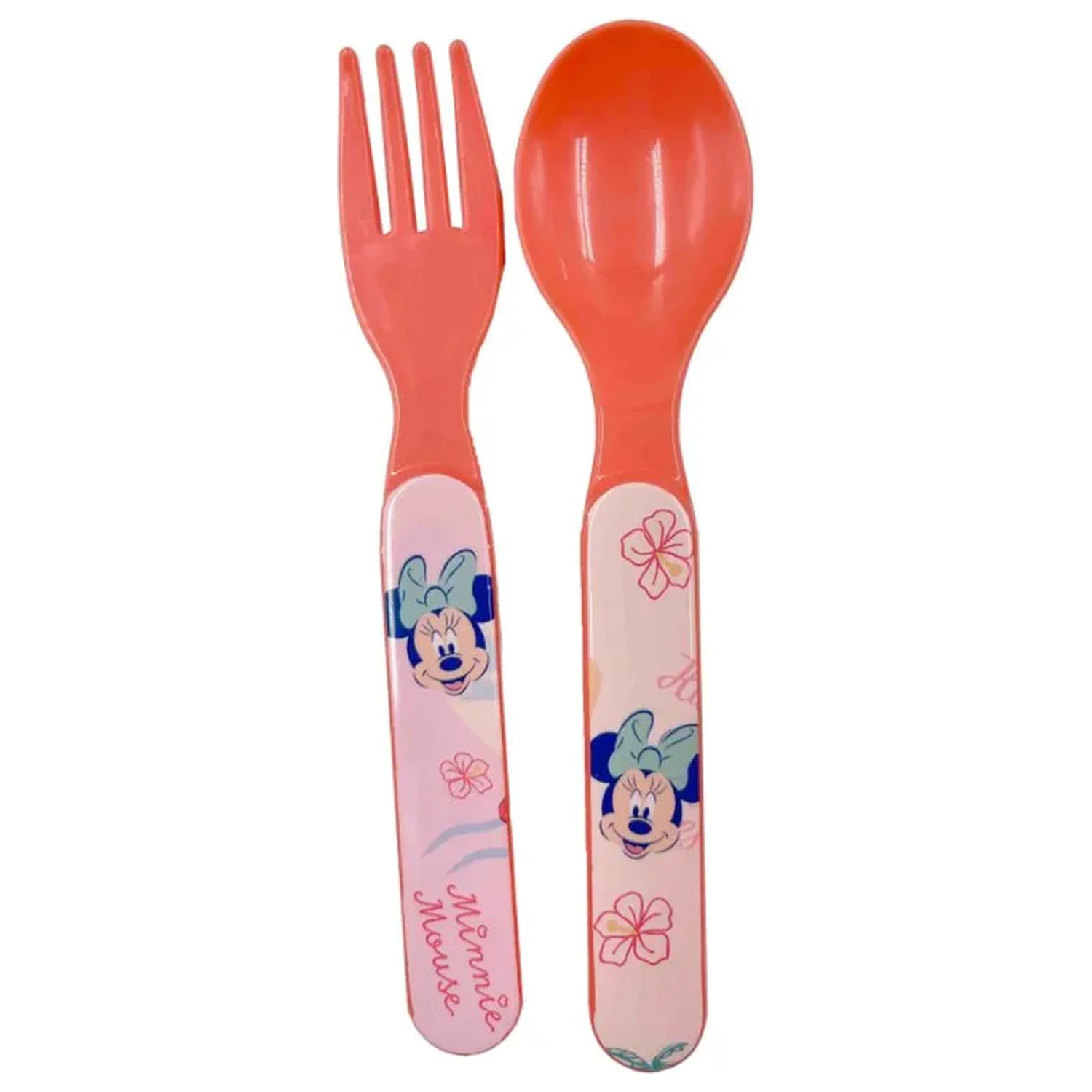 Disney Minnie Summer Sandwich Box + Cutlery Set product photo