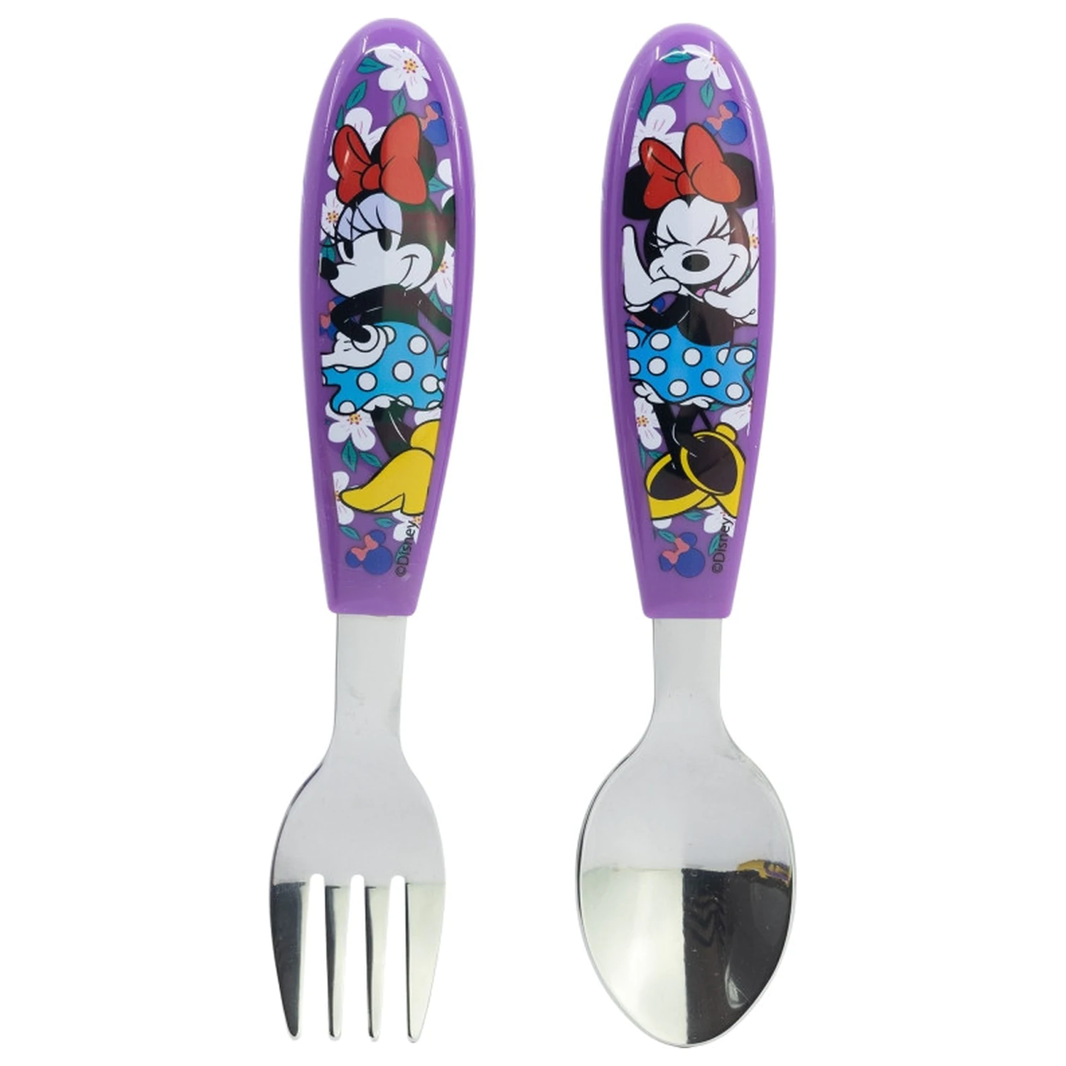 Disney Minnie Sunshine Metal Ergonomic Cutlery Set - 2 Pieces product photo
