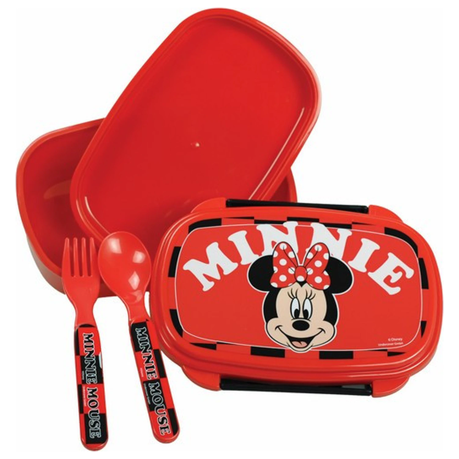 Disney Minnie Surf Sandwich Box + Cutlery Set product photo