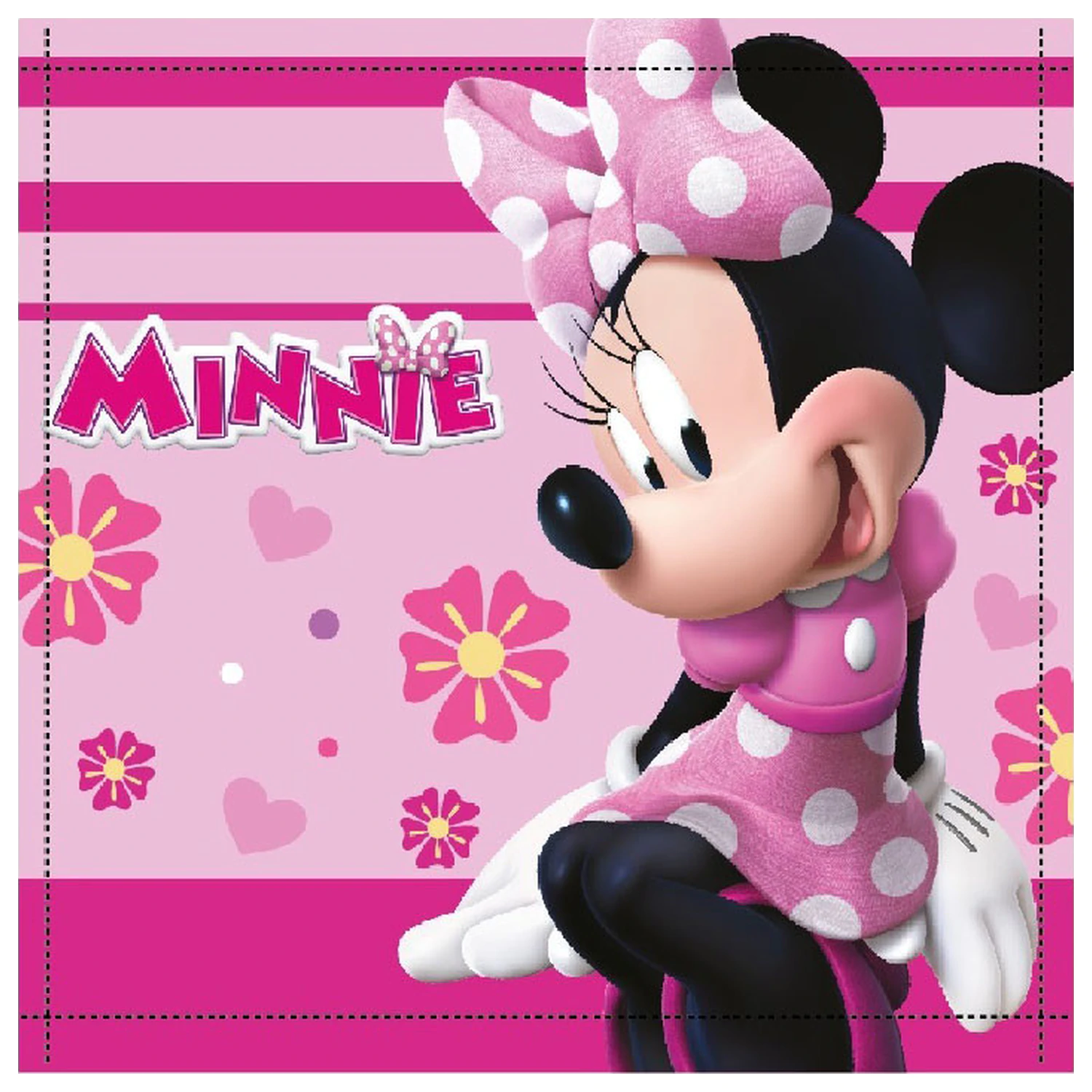 Disney Minnie Sweet Bow hand towel, face towel, towel 30x30cm product photo