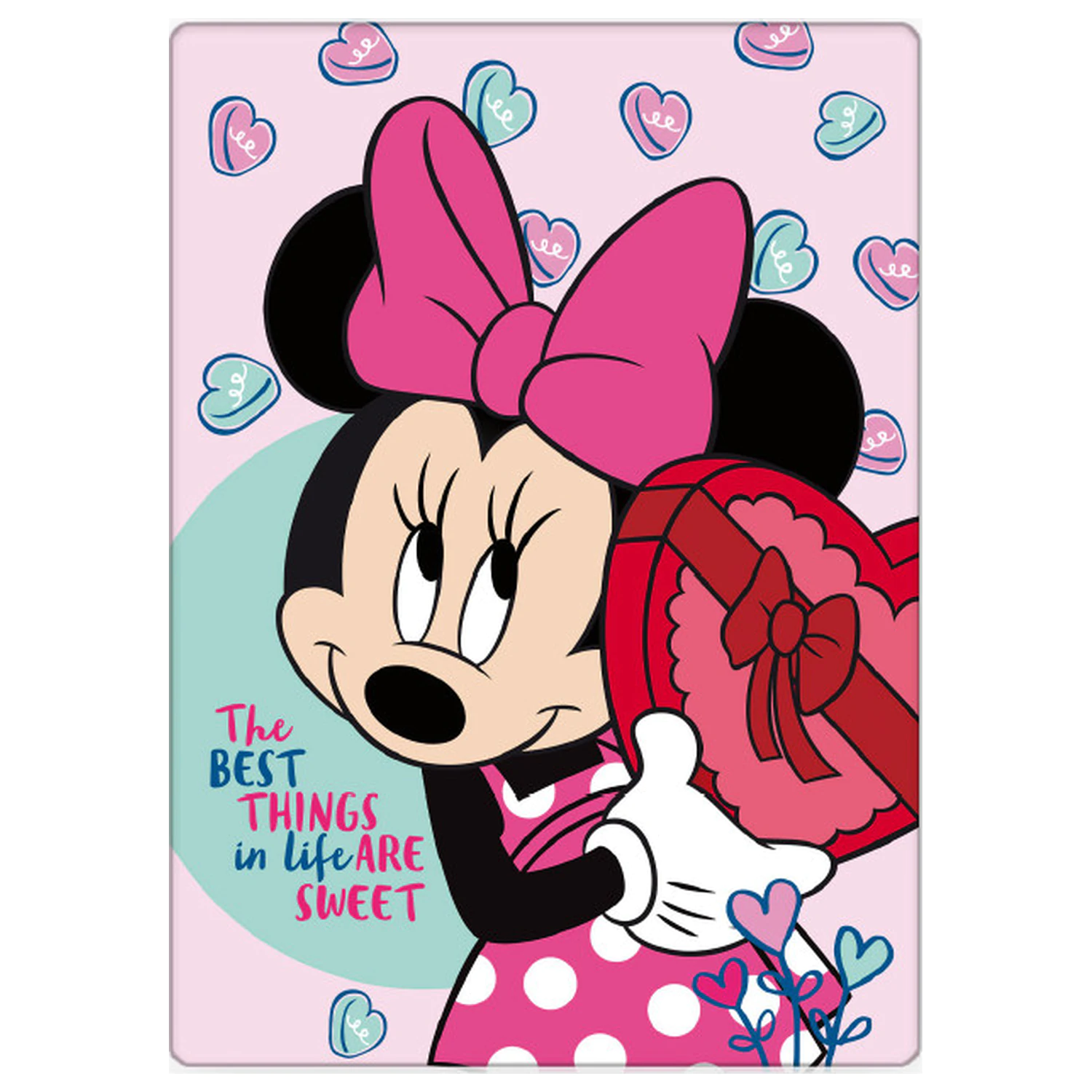 Disney Minnie Sweets fleece blanket product photo