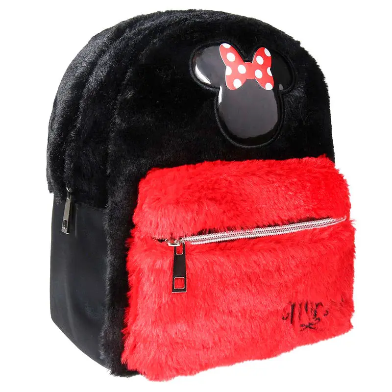 Disney Minnie fluffy backpack 26cm product photo