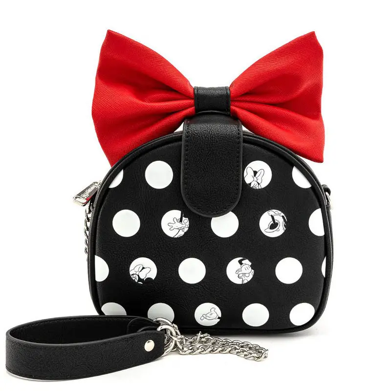 Disney by Loungefly Crossbody Minnie Polka Big Red Bow product photo