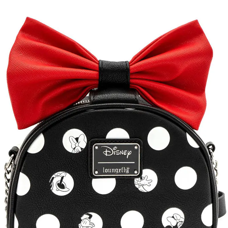Disney by Loungefly Crossbody Minnie Polka Big Red Bow product photo
