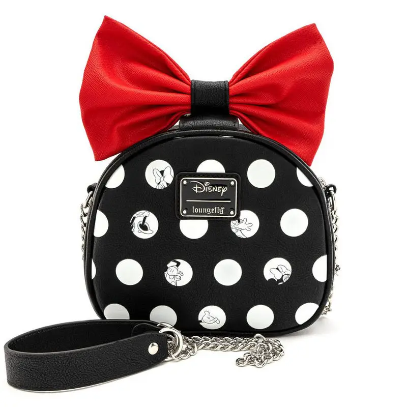 Disney by Loungefly Crossbody Minnie Polka Big Red Bow product photo
