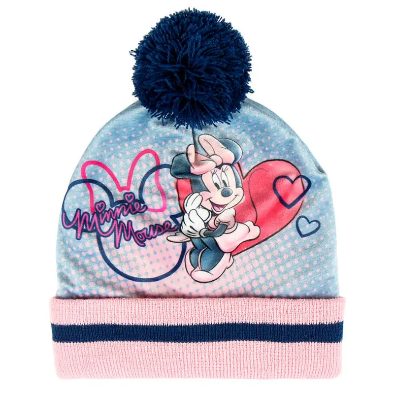 Disney Minnie Kids winter set snood hat gloves product photo