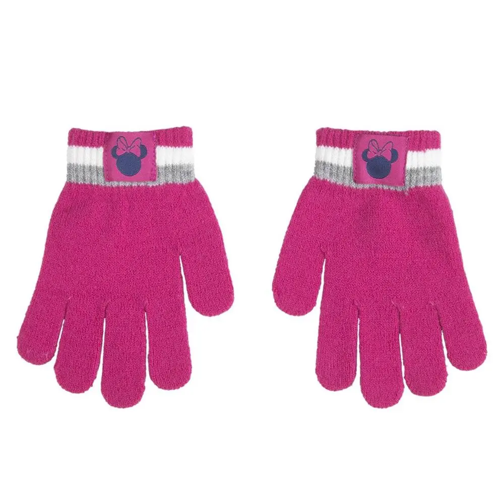 Disney Minnie winter set scarf hat gloves product photo
