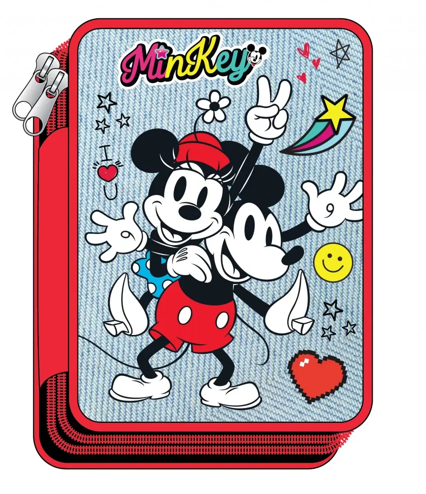 Disney Minnie Two-Tier Filled Pencil Case product photo