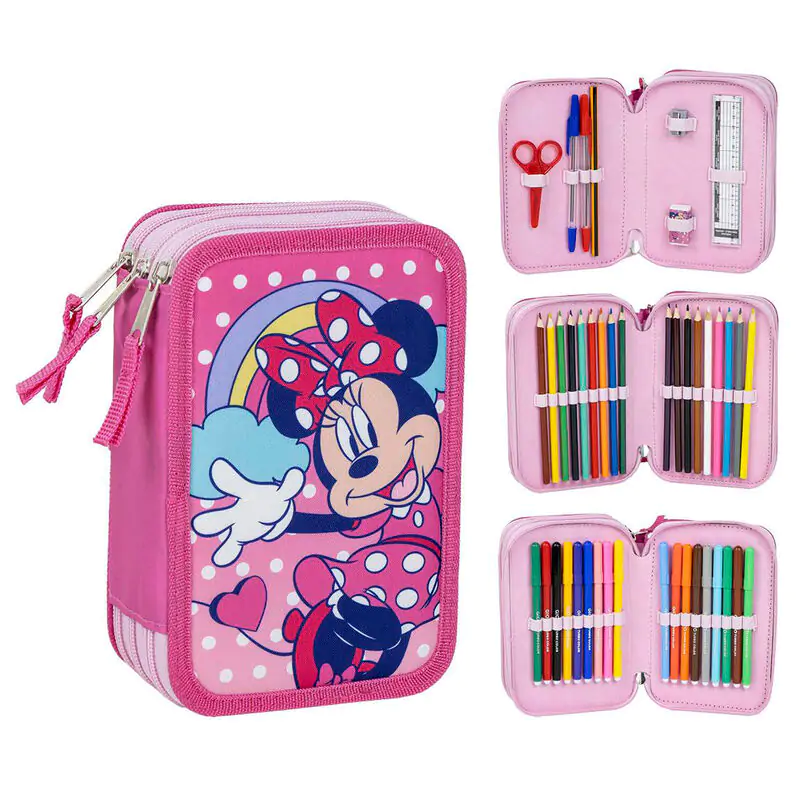 Disney Minnie triple pencil case termékfotó