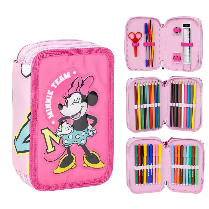 Disney Minnie triple pencil case termékfotó