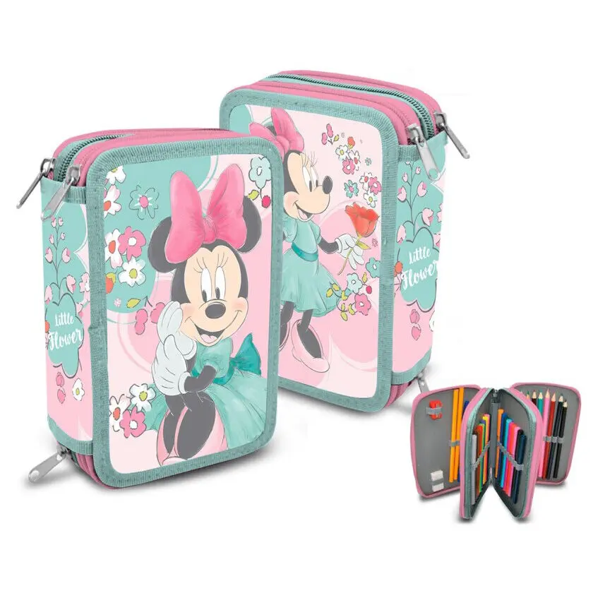 Disney Minnie triple pencil case product photo