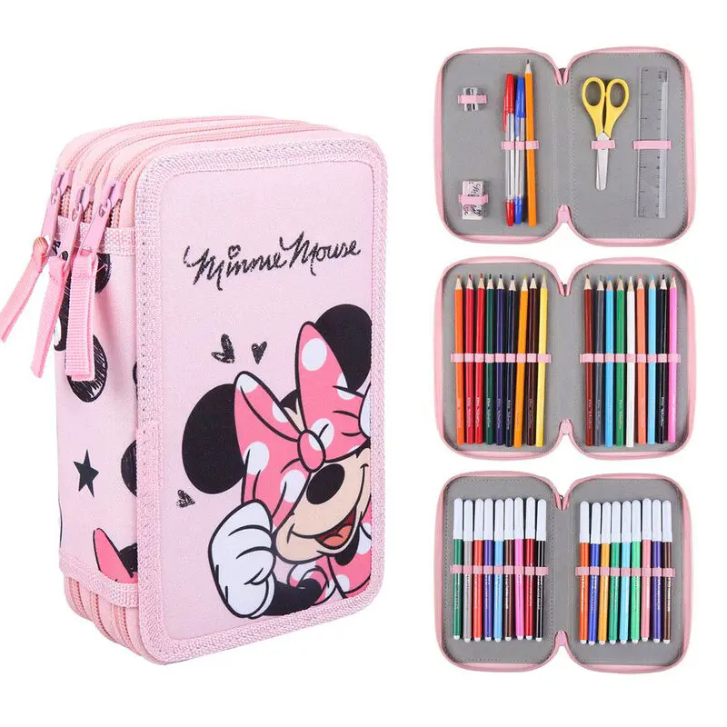 Disney Minnie triple pencil case product photo