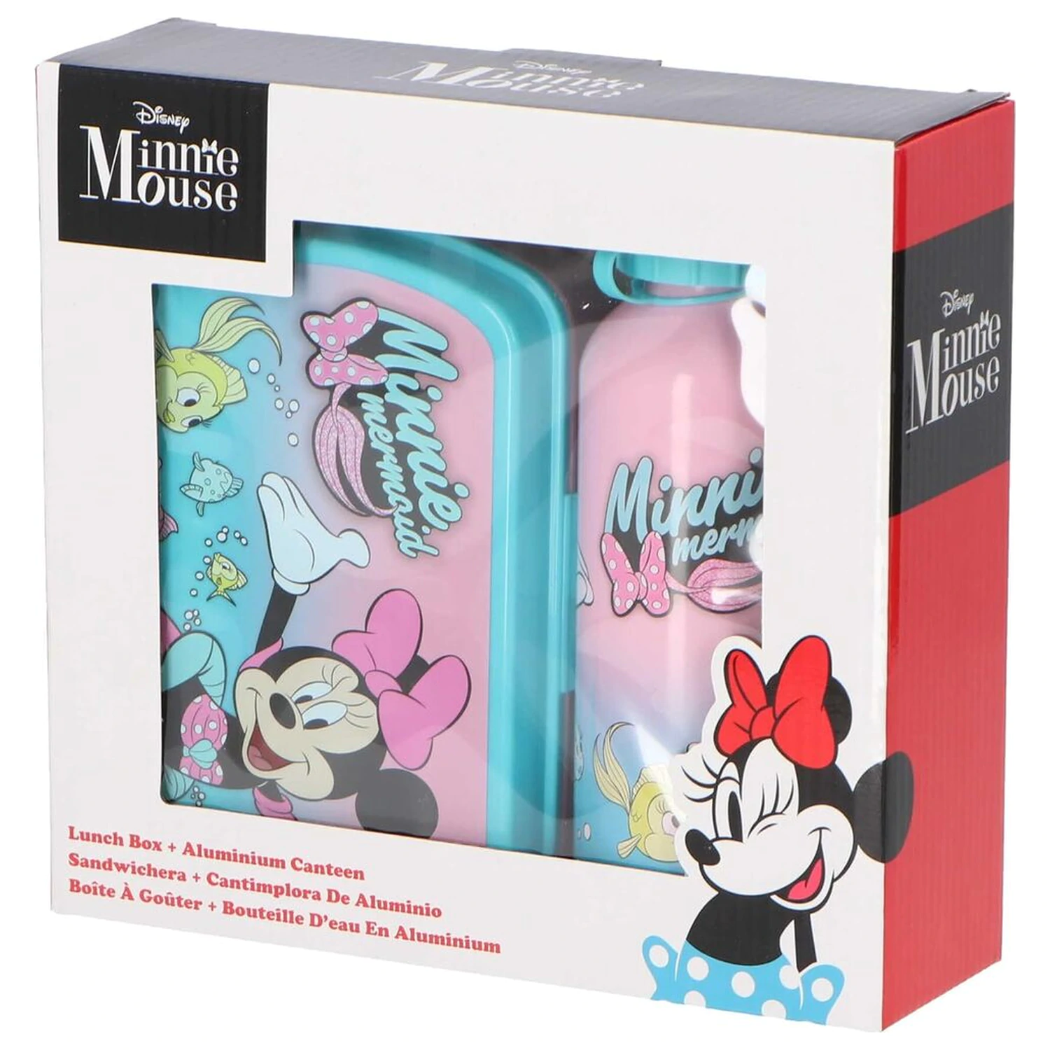 Disney Minnie Lunch box + aluminium bottle set 500ml product photo
