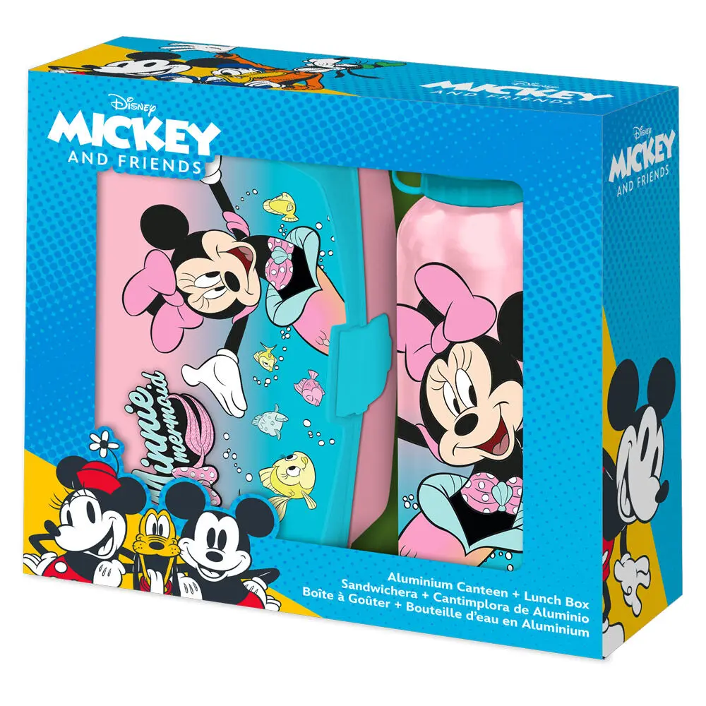 Disney Minnie Lunch box + aluminium bottle set 500ml product photo