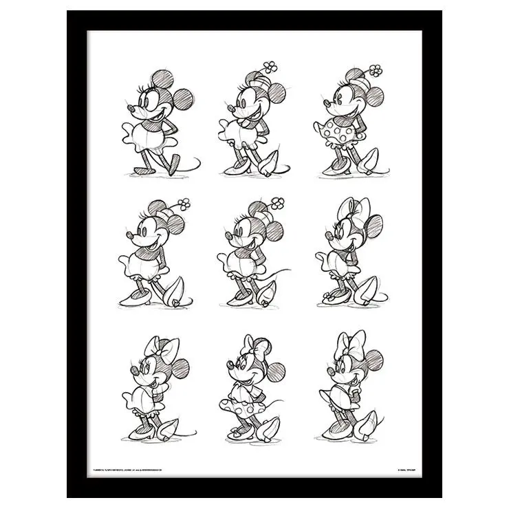 Disney Minnie vintage framed product photo