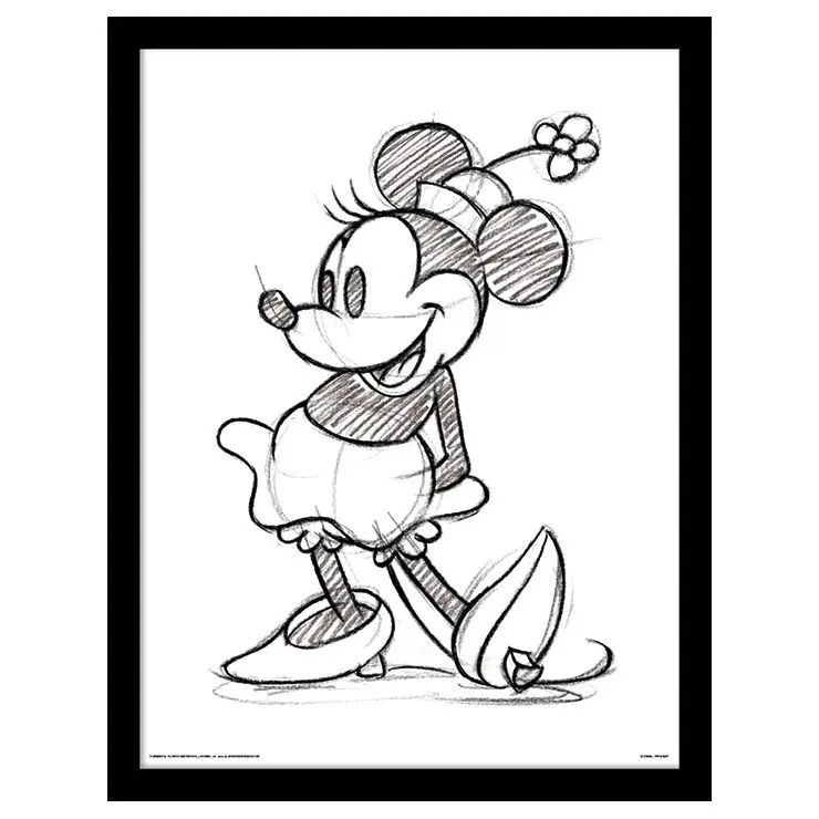 Disney Minnie vintage framed product photo