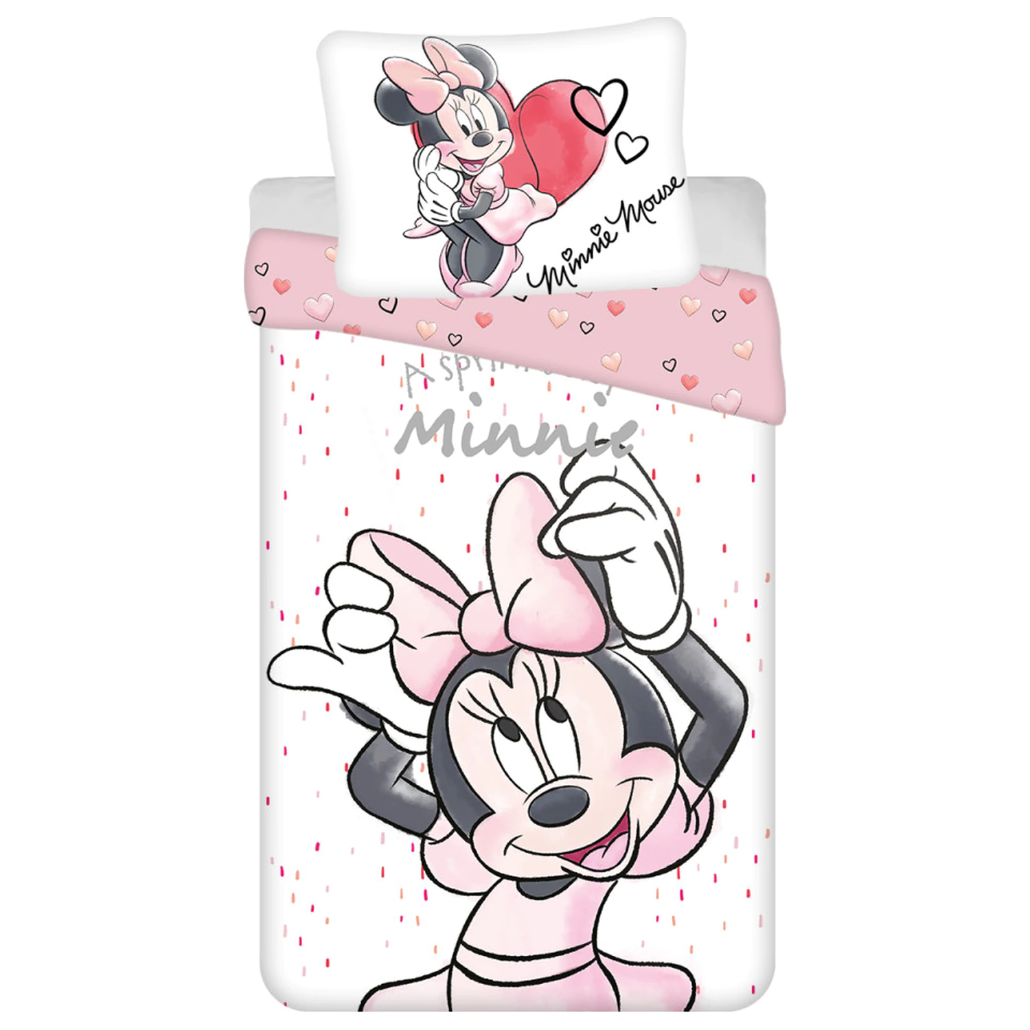 Disney Minnie White Duvet Cover product photo